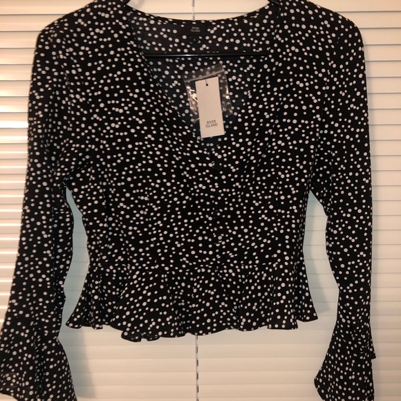 River Island Polka Dot Blouse - Picture 2 of 3